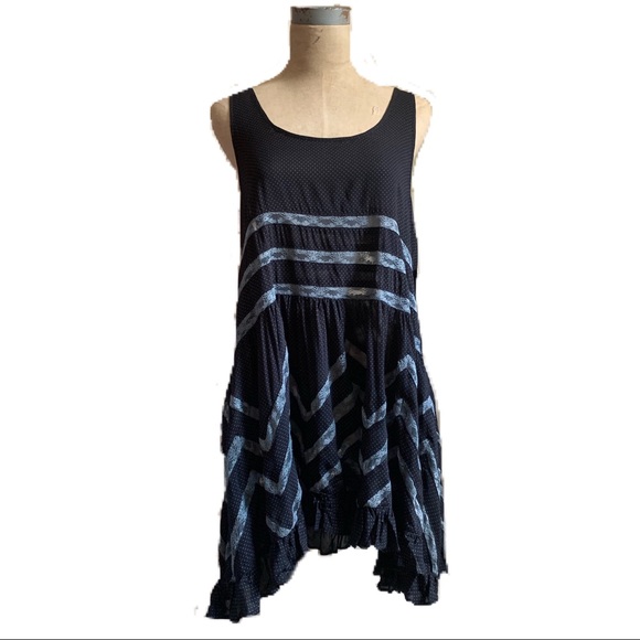 FREE PEOPLE Voile & Lace Trapeze Tank Slip Dress - Picture 2 of 8